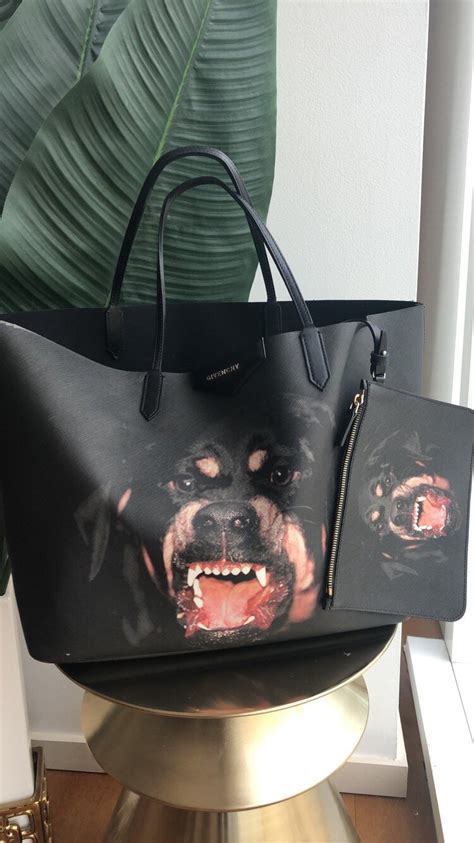 red givenchy rottweiler|Givenchy rottweiler bag for sale.